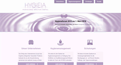 Desktop Screenshot of hygieia-med.com